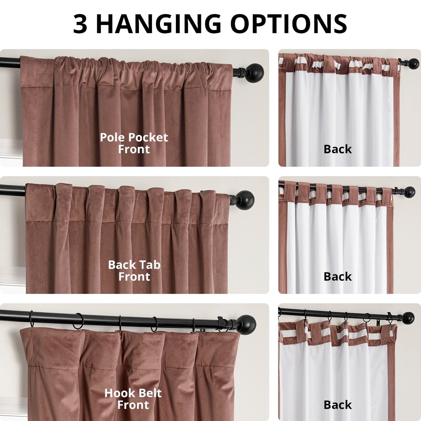 Exclusive Fabrics Heritage Plush Velvet Room Darkening Curtains (1 Panel) Luxury Velvet Curtains for Bedroom & Living Room.