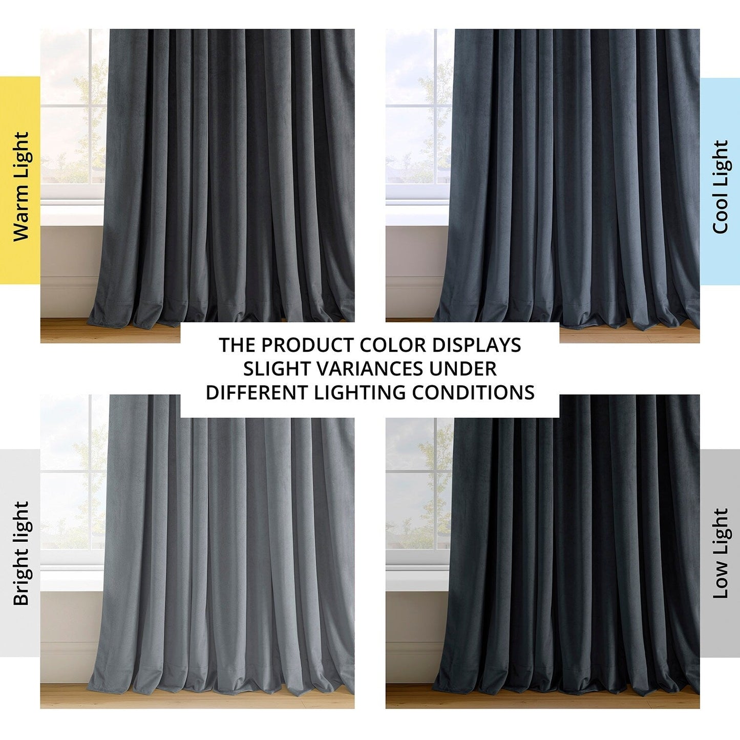 Exclusive Fabrics Signature Blackout Velvet Curtain (1 Panel)