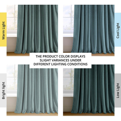 Exclusive Fabrics Signature Blackout Velvet Curtain (1 Panel)
