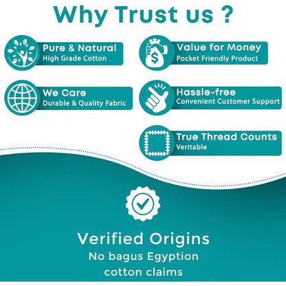 Feather & Stitch 500 Thread-Count Sheets Set