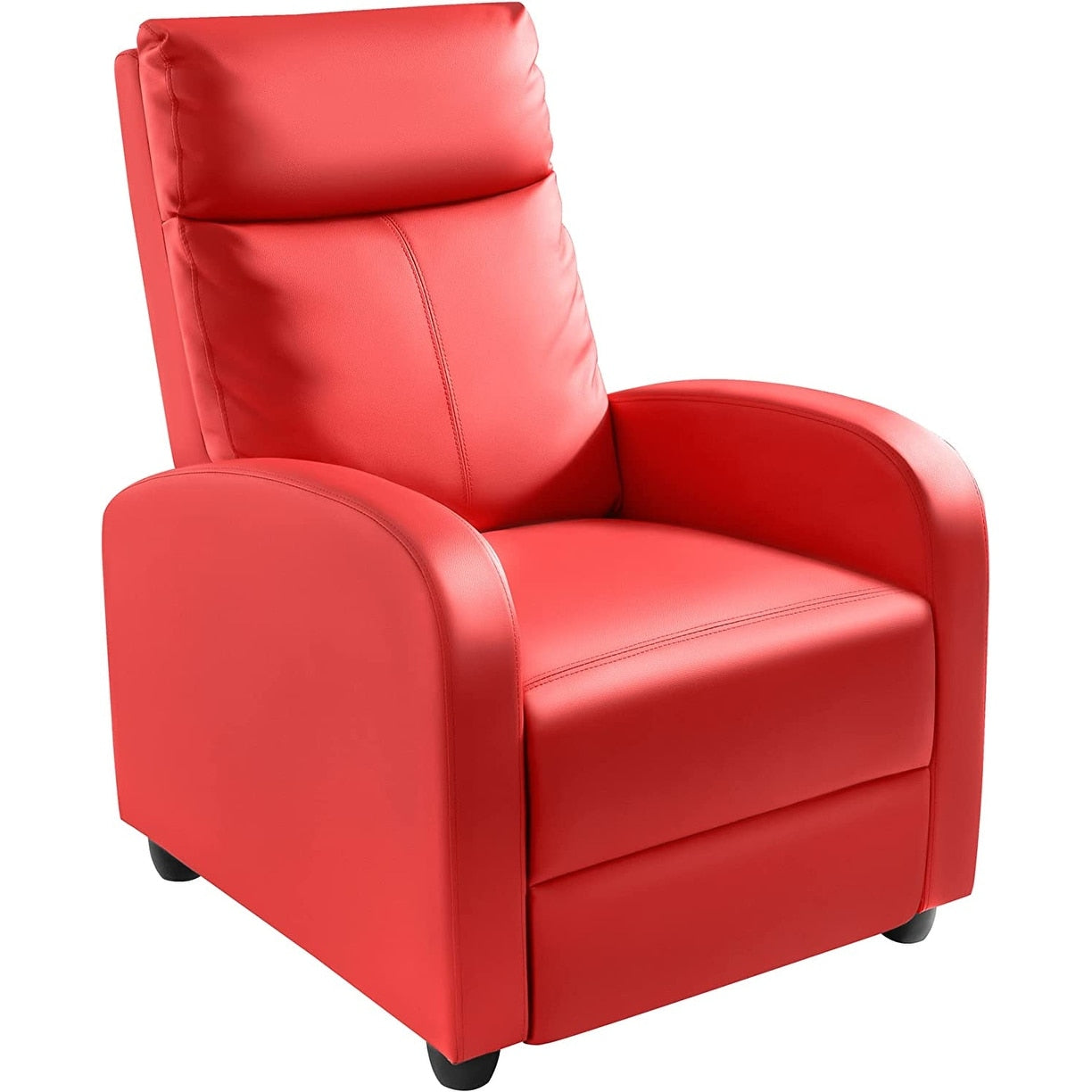 Fauteuil inclinable Furniwell en cuir PU avec assise et dossier rembourrés.