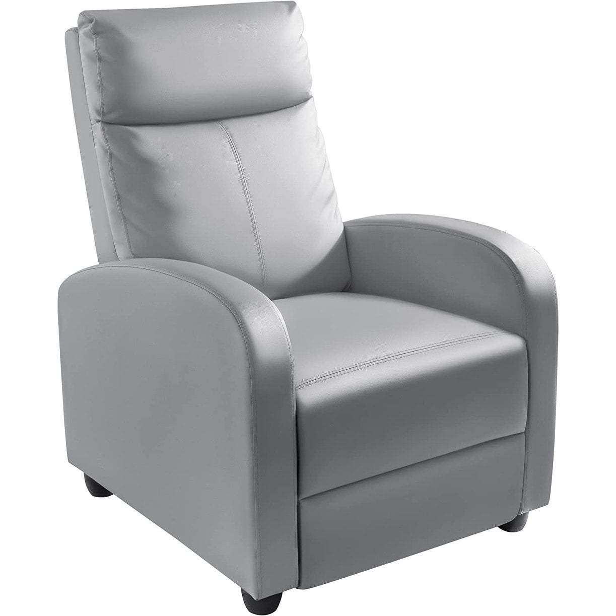 Fauteuil inclinable Furniwell en cuir PU avec assise et dossier rembourrés.
