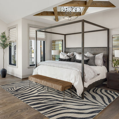 Collection de tapis Gertmenian Crystal Print, lavables, imprimés numériquement, à poils plats, en polyester antidérapant