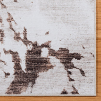 Collection de tapis Gertmenian Crystal Print, lavables, imprimés numériquement, à poils plats, en polyester antidérapant