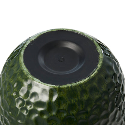 Glitzhome 19.75 H Eco-Friendly Oversized Faux Ceramic Diamond Textured Tall Planter Porch Flowerpot (Set of 2)