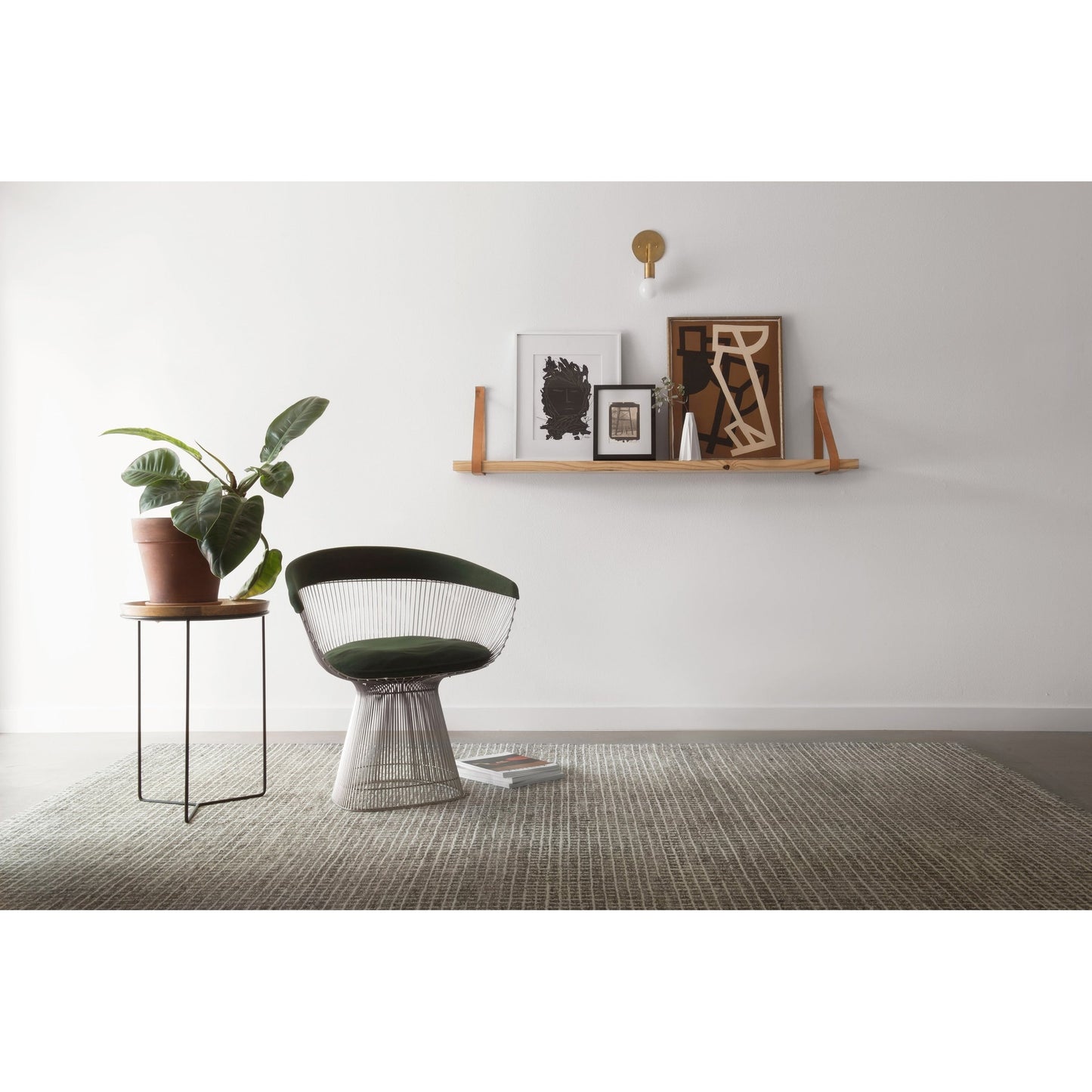 Alexander Home Mosaic Farmhouse Hand-Hooked Wool Rug