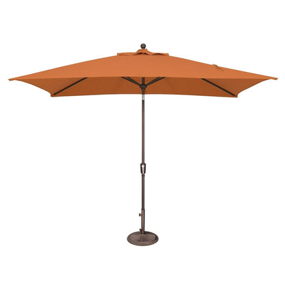 Parasol inclinable rectangulaire à bouton-poussoir SimplyShade Catalina de 10 pieds