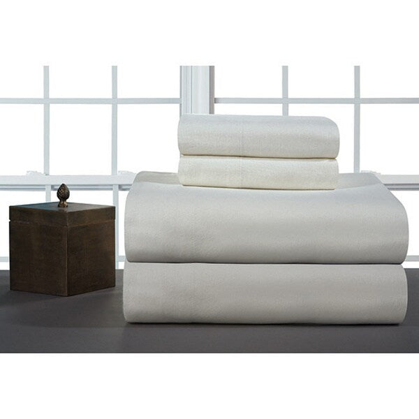 Heavyweight Cotton Flannel Bedsheet Set