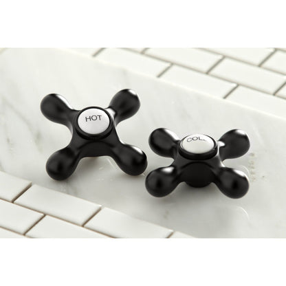 Robinet de cuisine Heritage Bridge avec douchette en laiton