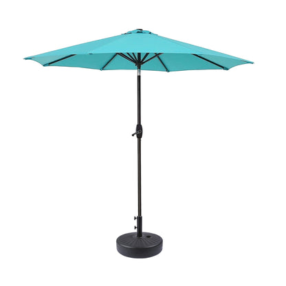 Parasol de patio Holme de 9 pieds et support de base