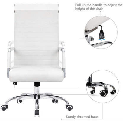 Homall Ribbed Office Chair Computer Desk Chair