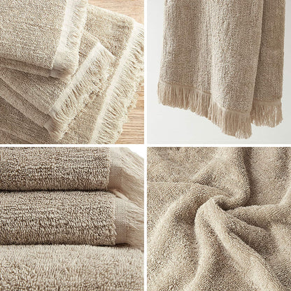INK+IVY Atlas Cotton Dobby Slub 6 Piece Towel Set