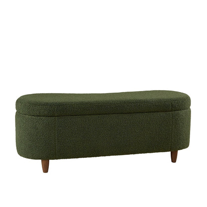 Banc d'appoint de rangement incurvé de style boucle INK IVY Bailey