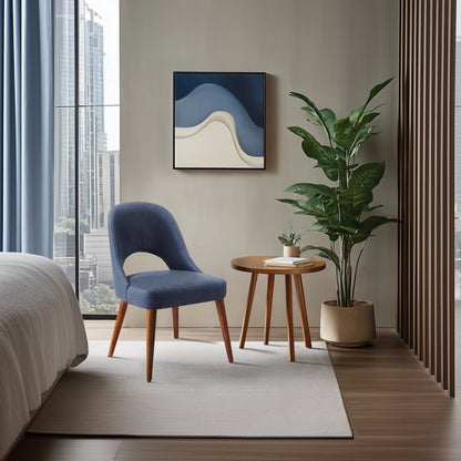 Chaises de salle à manger rembourrées INK IVY Nola avec dossier découpé (lot de 2)