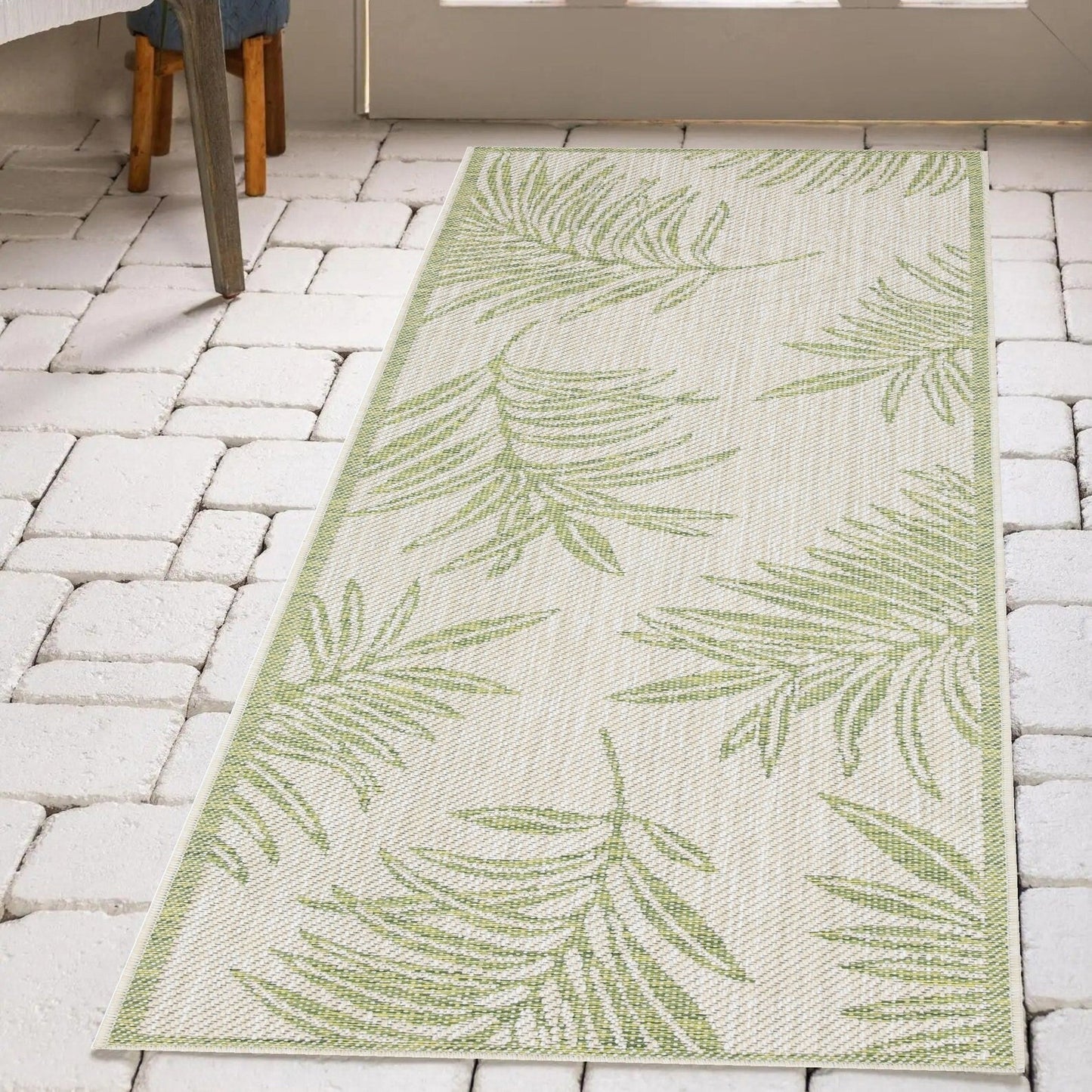 Tapis d'intérieur/extérieur / Passe-plat / Paillasson - Lavable en machine, résistant aux intempéries et aux UV - Imperméable - Liana