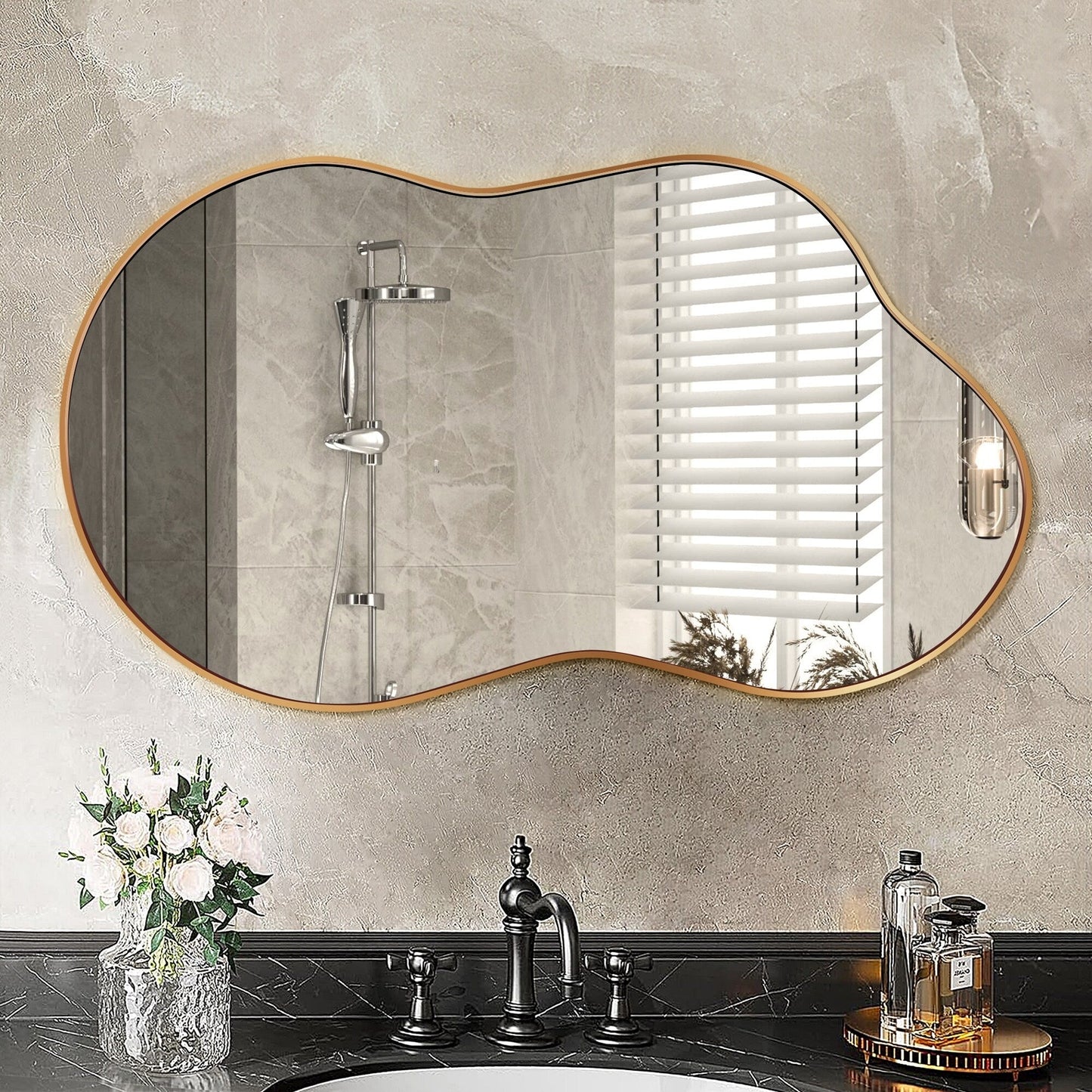 Irregular Wall Mirror Asymmetrical Decorative Wall Mirror