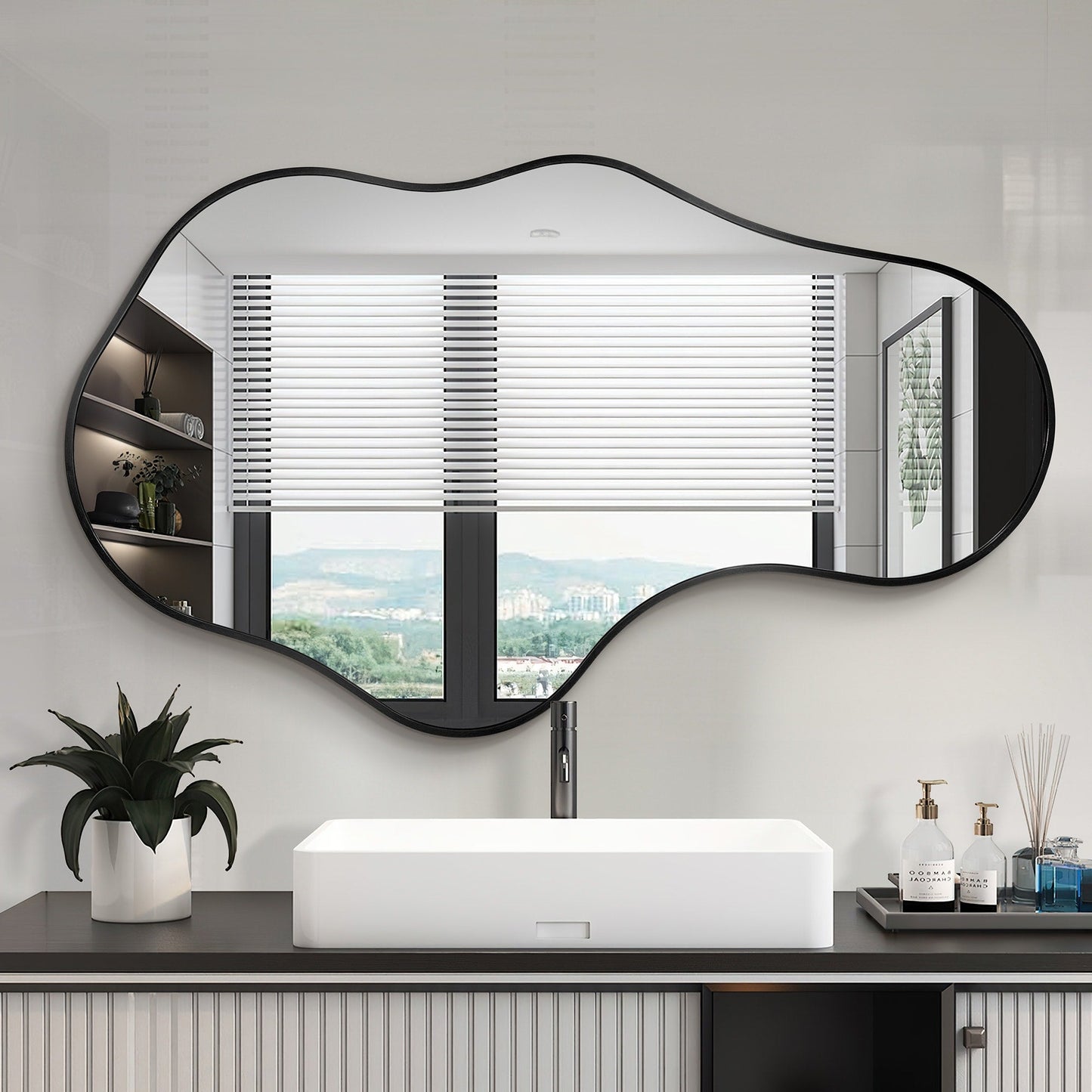 Irregular Wall Mirror Decorative Asymmetrical Wall Mirror