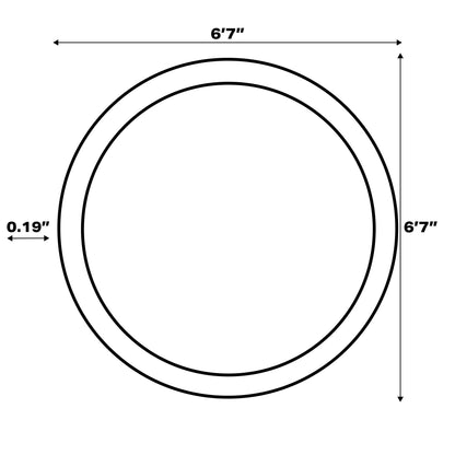 Tapis d'intérieur/extérieur JONATHAN Y à motif floral tissé texturé