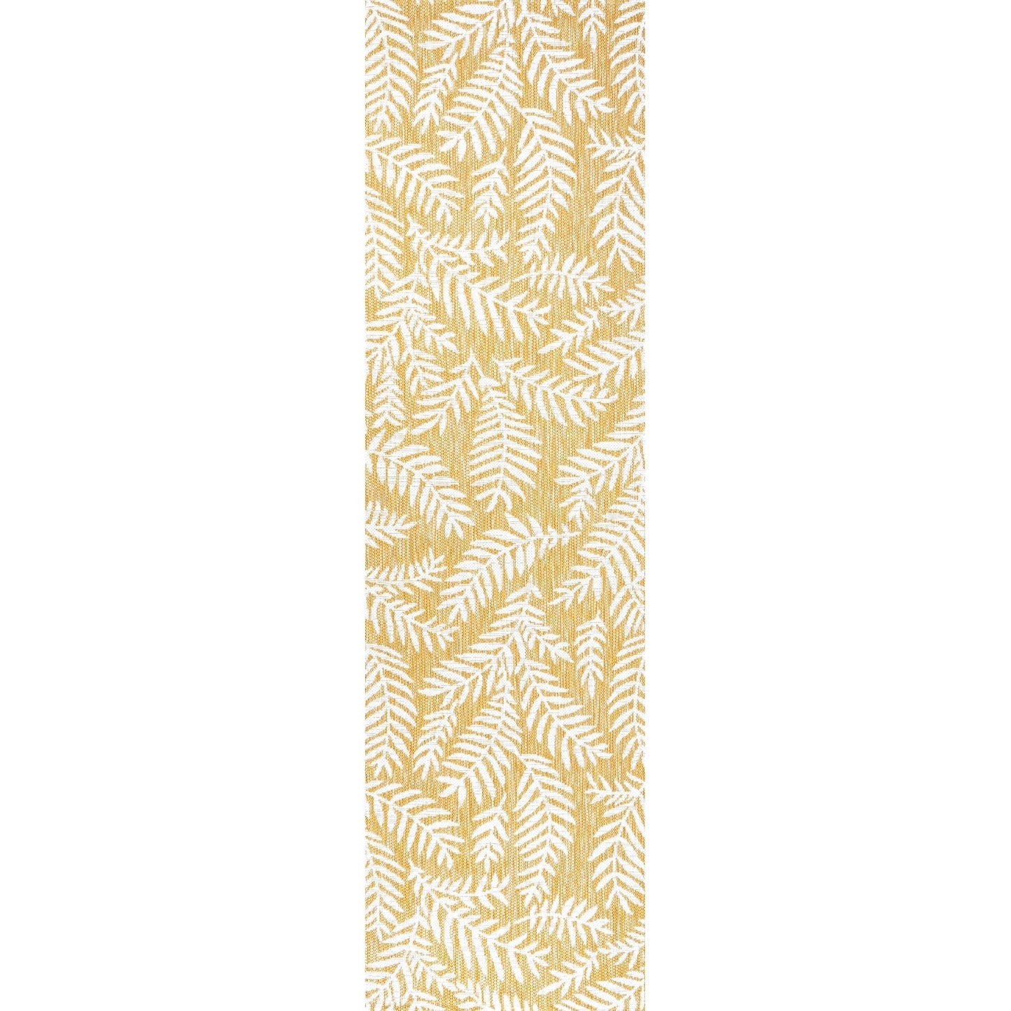 JONATHAN Y Tapis intérieur/extérieur à fronde de palmier Galon