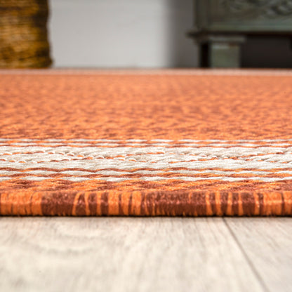 Tapis d'intérieur/extérieur JONATHAN Y Havana Classic à bordure losanges