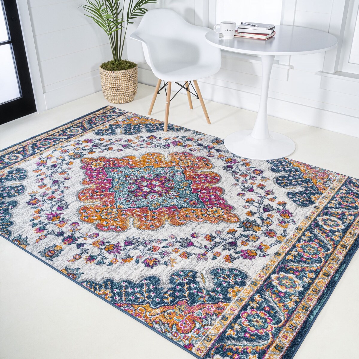 Tapis JONATHAN Y Inigo FLAIR Boho Vintage à médaillon