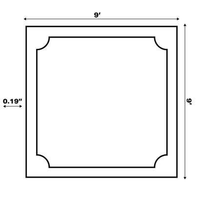 Tapis d'intérieur/extérieur JONATHAN Y à tissage texturé filigrane