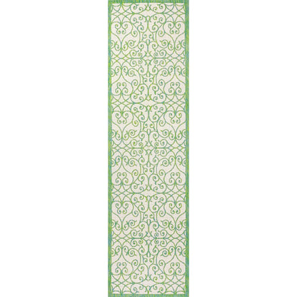 Tapis d'intérieur/extérieur à tissage texturé JONATHAN Y Ourika