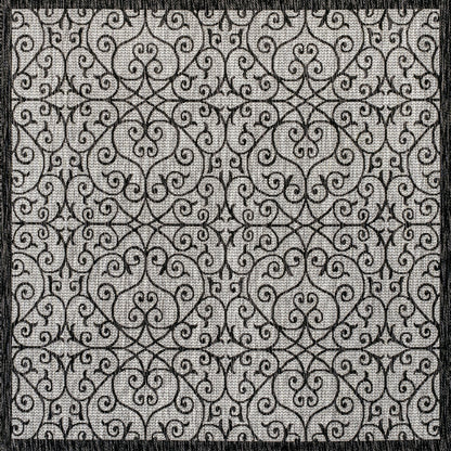 Tapis d'intérieur/extérieur à tissage texturé JONATHAN Y Ourika