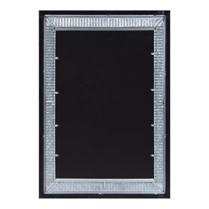 Miroir mural en bois et métal Kate et Laurel Deely