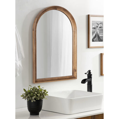 Miroir mural en bois Arch de Kate et Laurel Hatherleigh