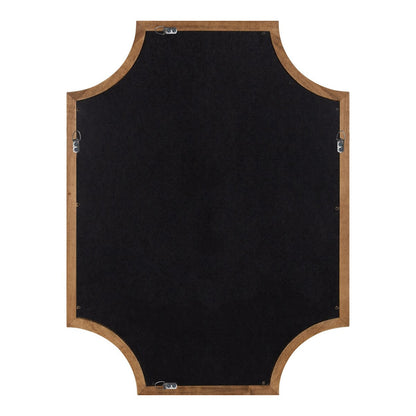 Kate and Laurel Hogan Scalloped Wood Framed Mirror