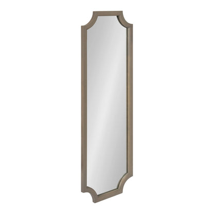 Kate and Laurel Hogan Scalloped Wood Framed Mirror