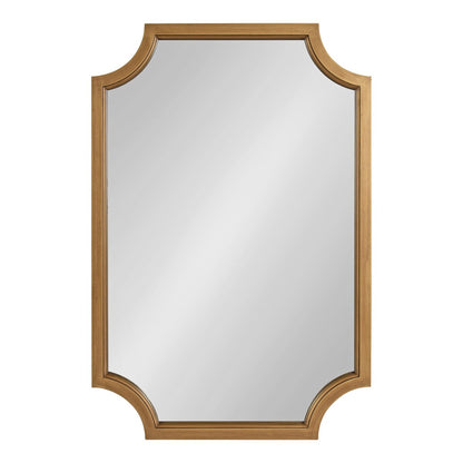 Kate and Laurel Hogan Scalloped Wood Framed Mirror