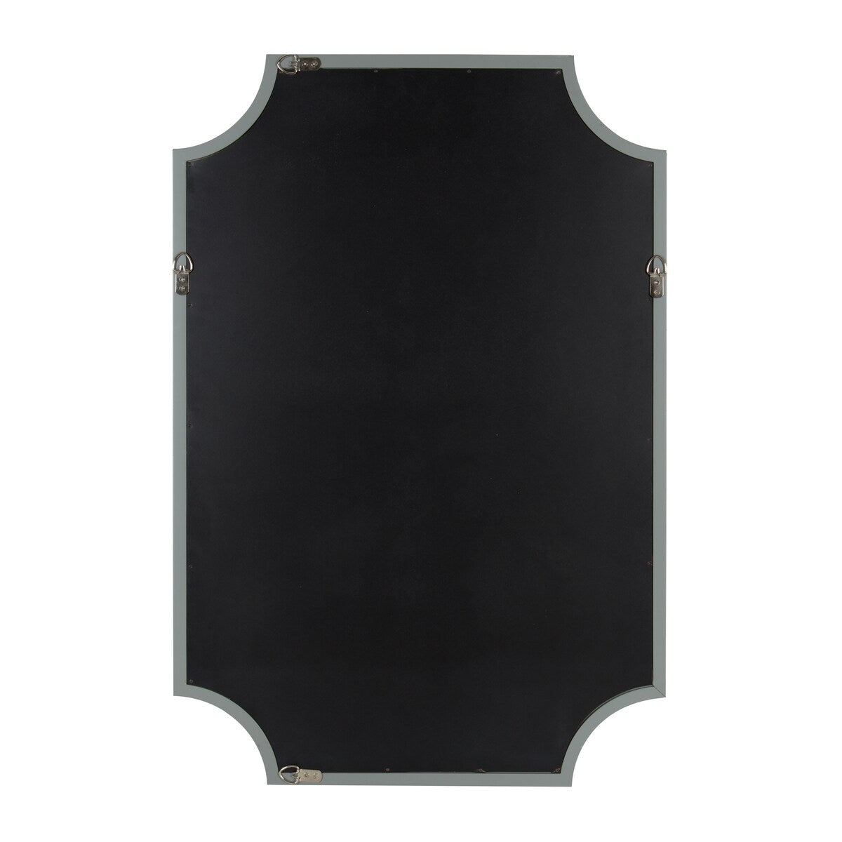 Kate and Laurel Hogan Scalloped Wood Framed Mirror