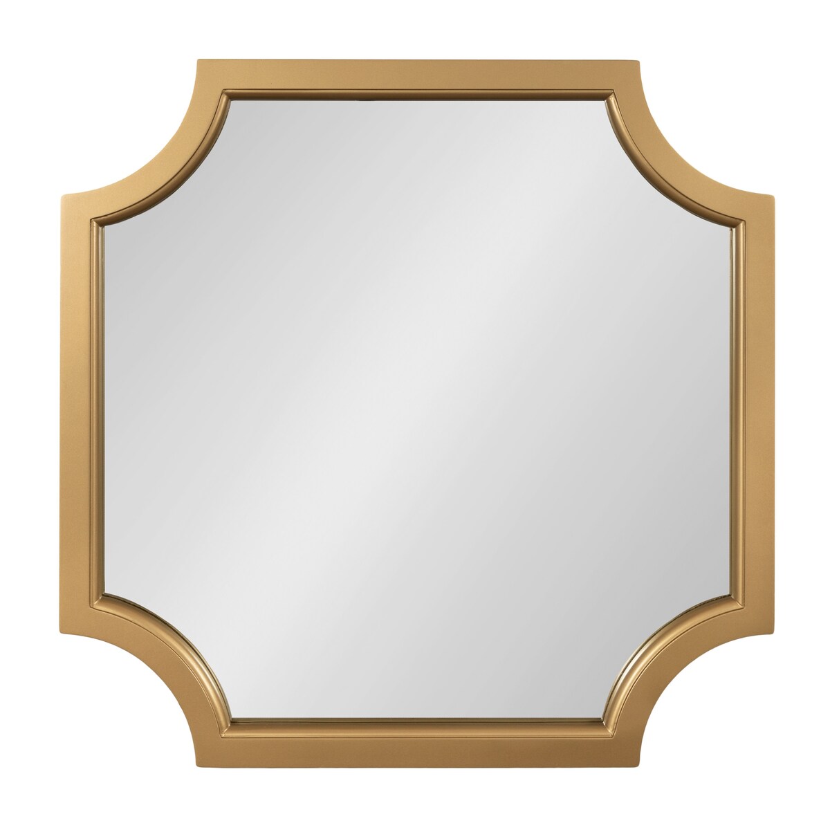 Kate and Laurel Hogan Scalloped Wood Framed Mirror