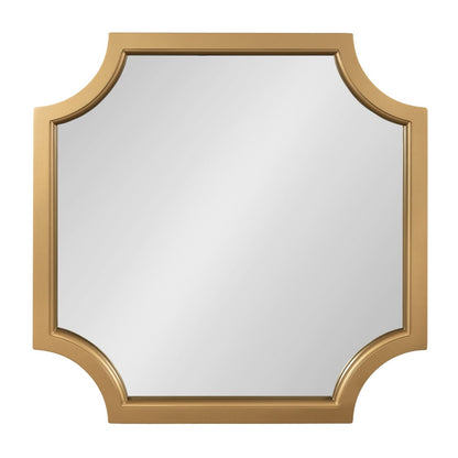 Kate and Laurel Hogan Scalloped Wood Framed Mirror