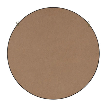 Kate and Laurel Travis Round Wood Accent Wall Mirror