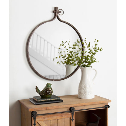 Kate and Laurel Yitro Round Wall Mirror