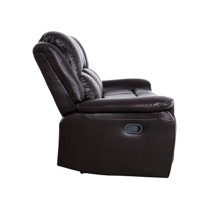 Leather Manual Recliner Sofa Collection for Living Room Leather Reclining Furniture for Home Office Living Room