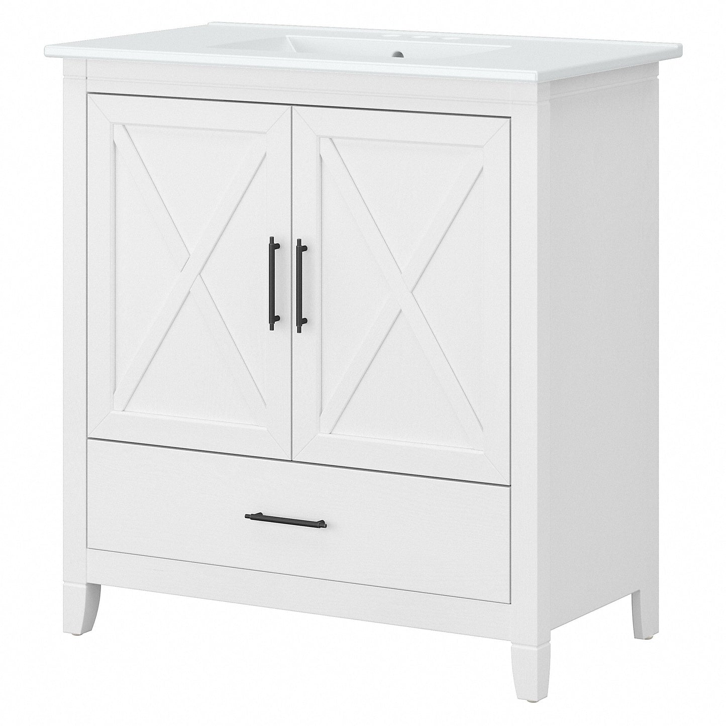 Meuble-lavabo Key West 32 W avec lavabo par Bush Furniture