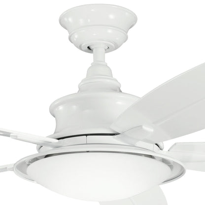 Ventilateur de plafond Kichler Cameron 52 à 5 pales à LED avec télécommande