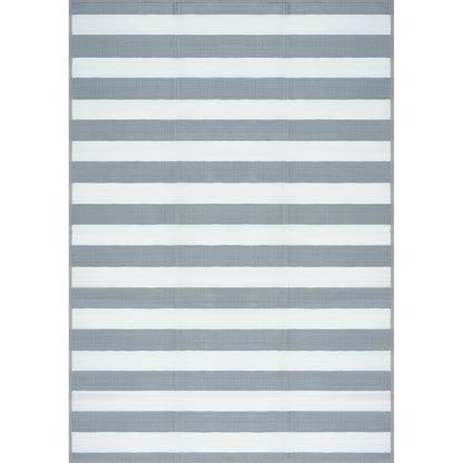 Tapis d'intérieur/extérieur à rayures de plage Lalune
