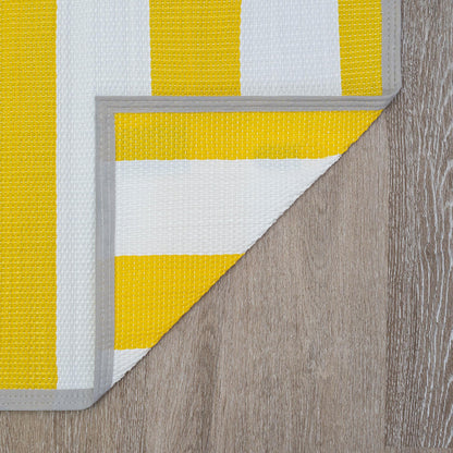 Tapis d'intérieur/extérieur à rayures de plage Lalune