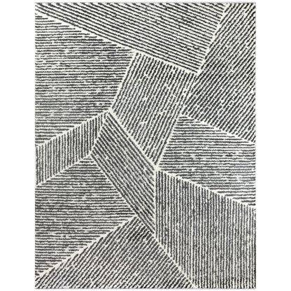 Tapis Larsen moderne à rayures variées