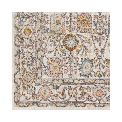 Tapis Livabliss Ankara revisité, motif floral et botanique traditionnel