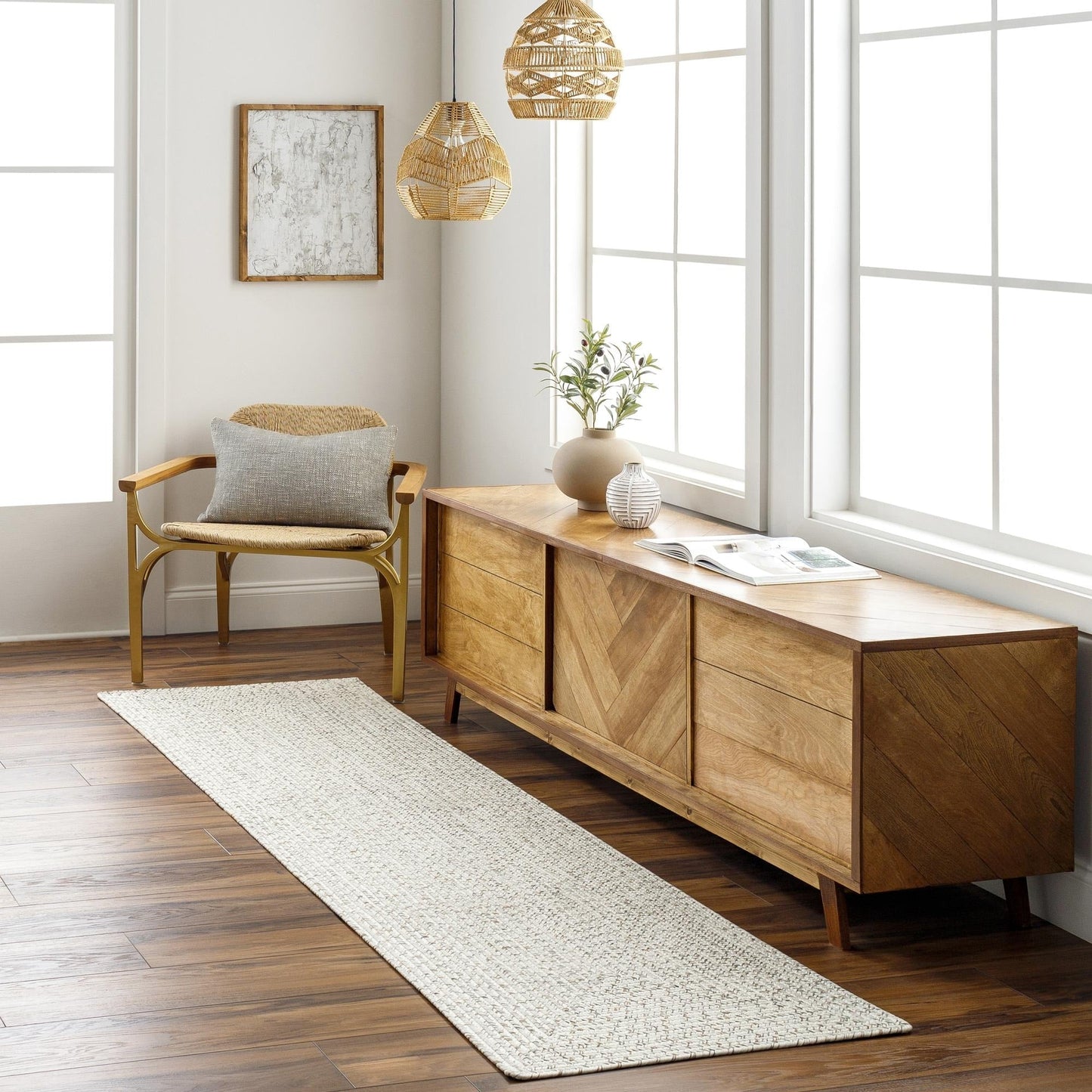 Tapis d'extérieur à rayures Livabliss Chesapeake Bay Country