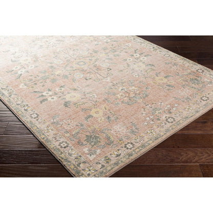 Tapis Livabliss Erin revisité, style traditionnel floral et botanique