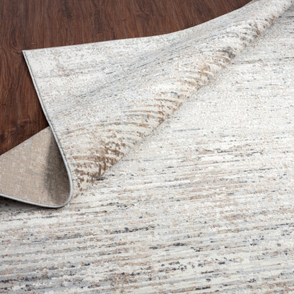 Tapis Lumina à poils longs et courts, style moderne et contemporain, motif abstrait.