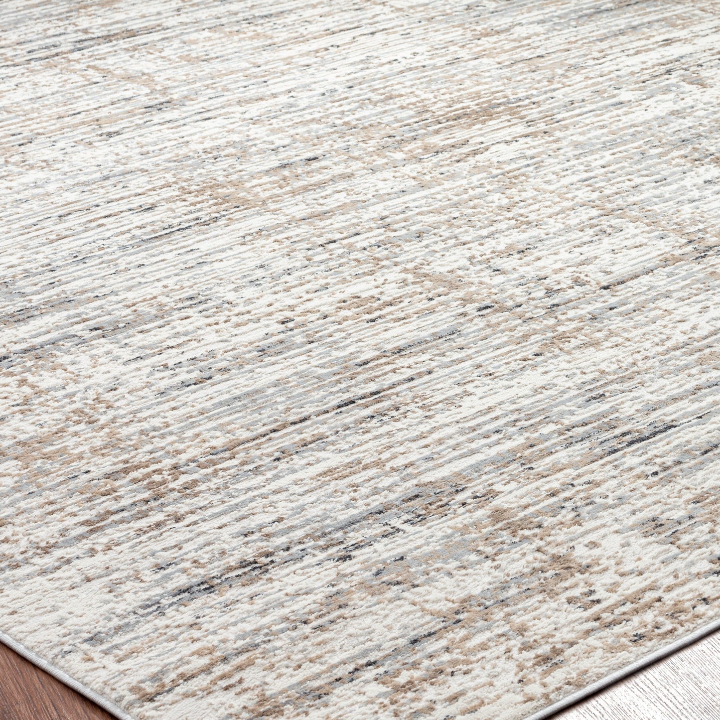 Tapis Lumina à poils longs et courts, style moderne et contemporain, motif abstrait.