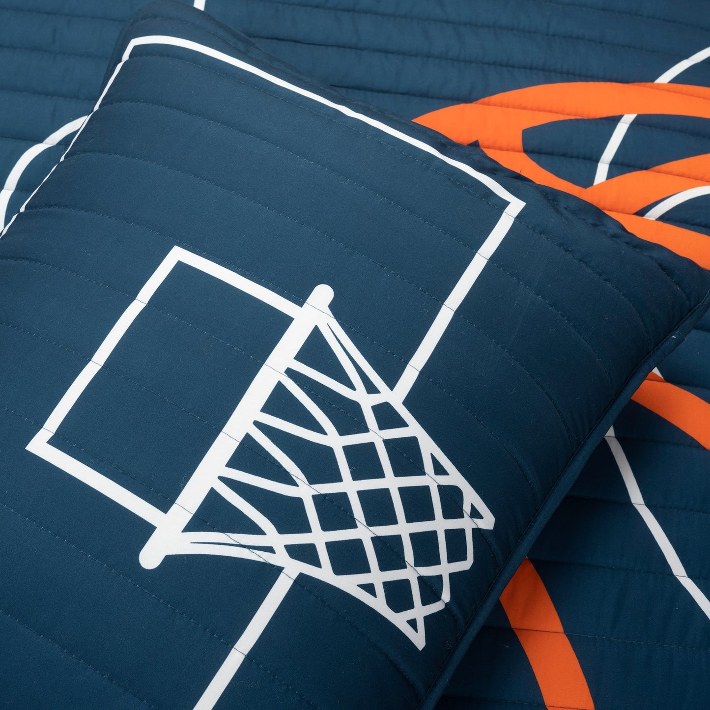 Lush Decor Basketball Game Quilt Set